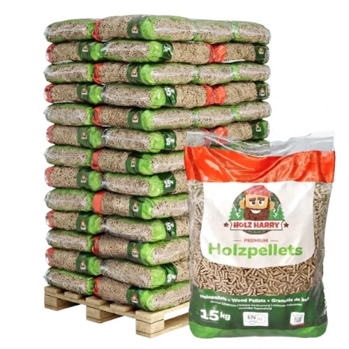 Drevené pelety Holz Harry Premium ENplus A1 – paleta 975 kg
