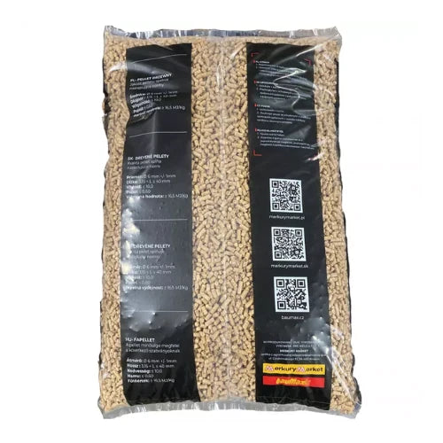 Prémiové drevené pelety A1 / 1 050 kg / 70 vriec × 15 kg